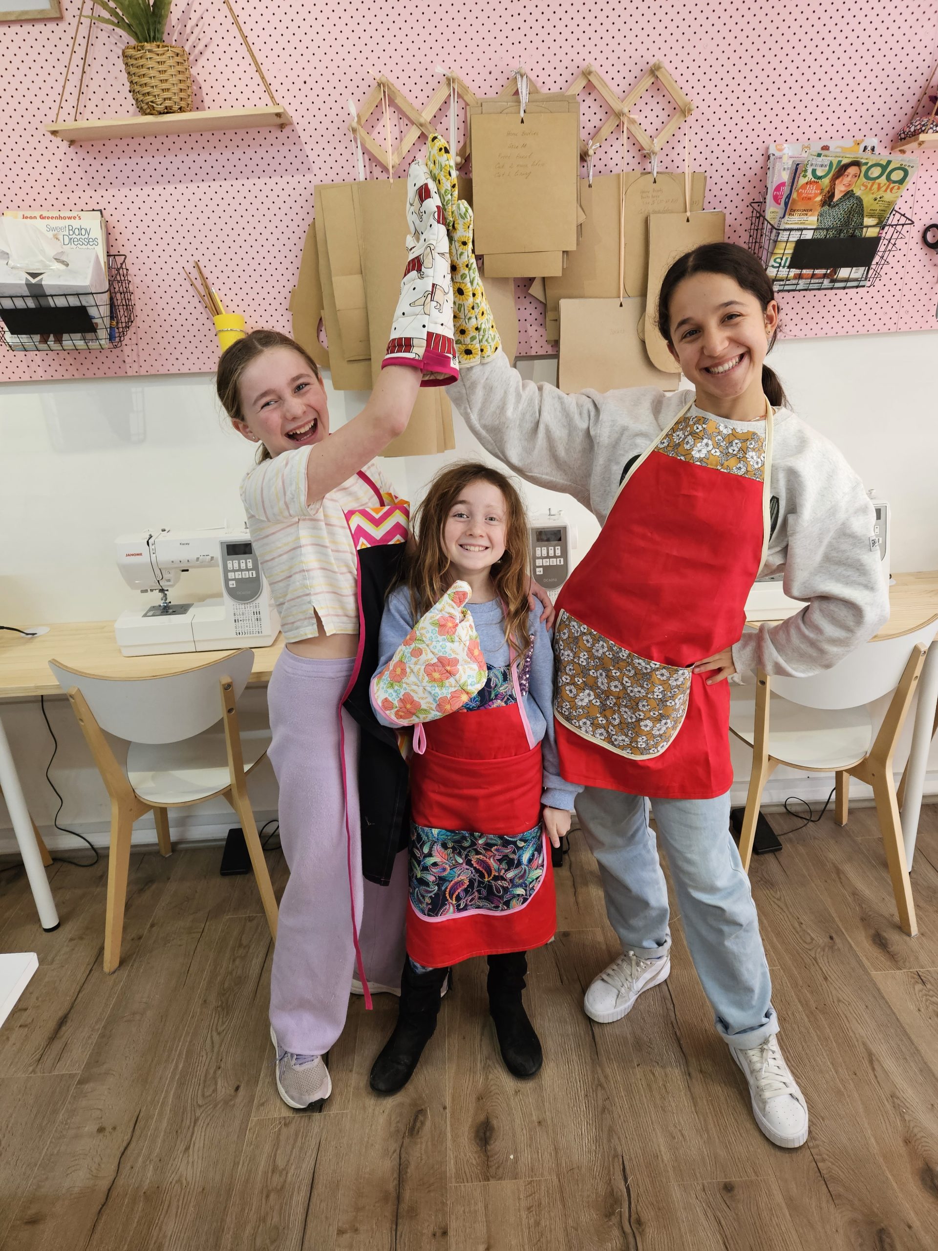 Kids Sewing Skirt and Scrunchie